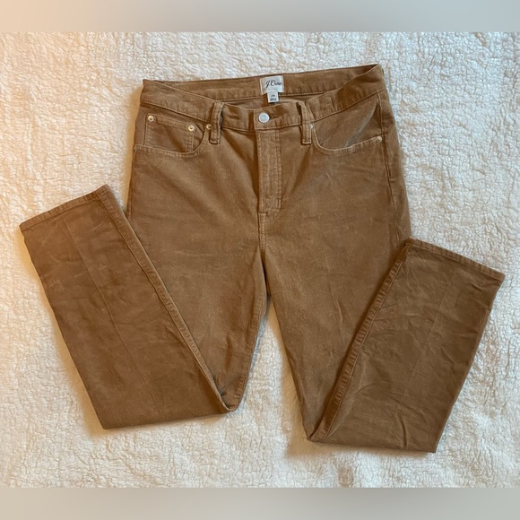 J. Crew Pants - J Crew Women’s Camel Corduroy Straight Pants Size 29